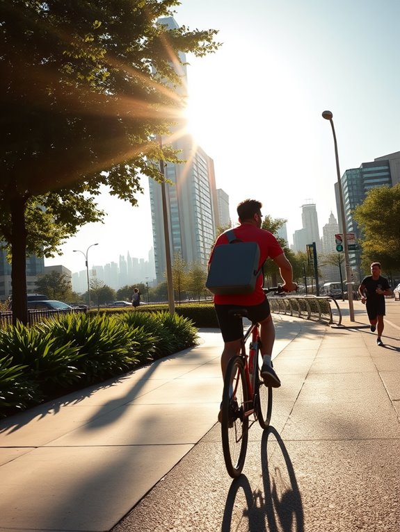 active commuting encourages exploration