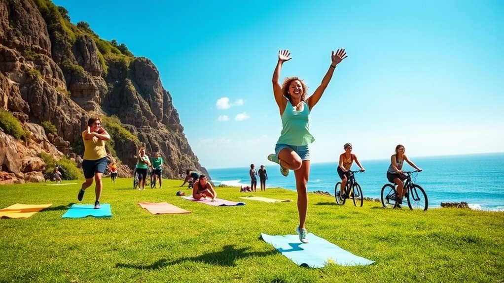 active outdoor workouts for nomads