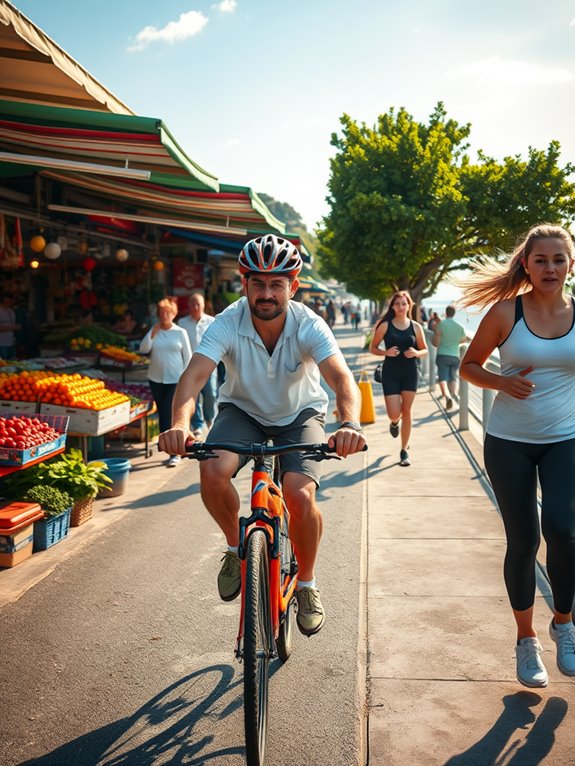 active travel alternatives available
