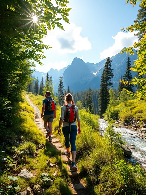 add hiking activities daily