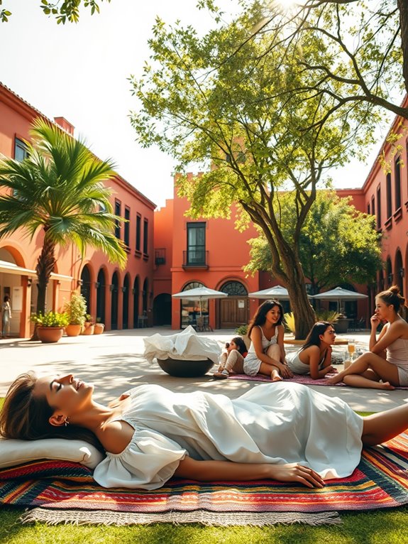 afternoon relaxation through napping