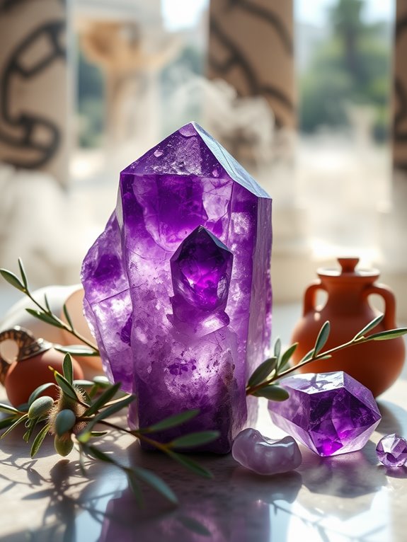 amethyst symbolizes sober clarity