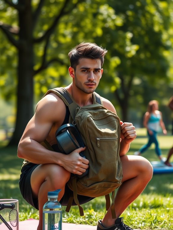 backpack based full body workouts