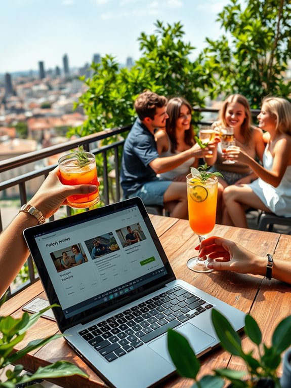 balanced digital nomad lifestyle