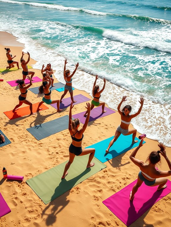 beach workout daily routine