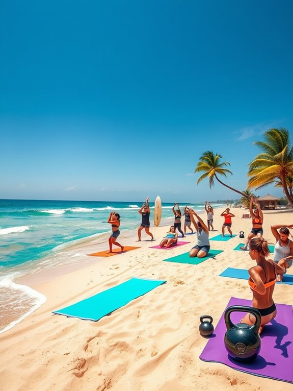 beach workout essential equipment