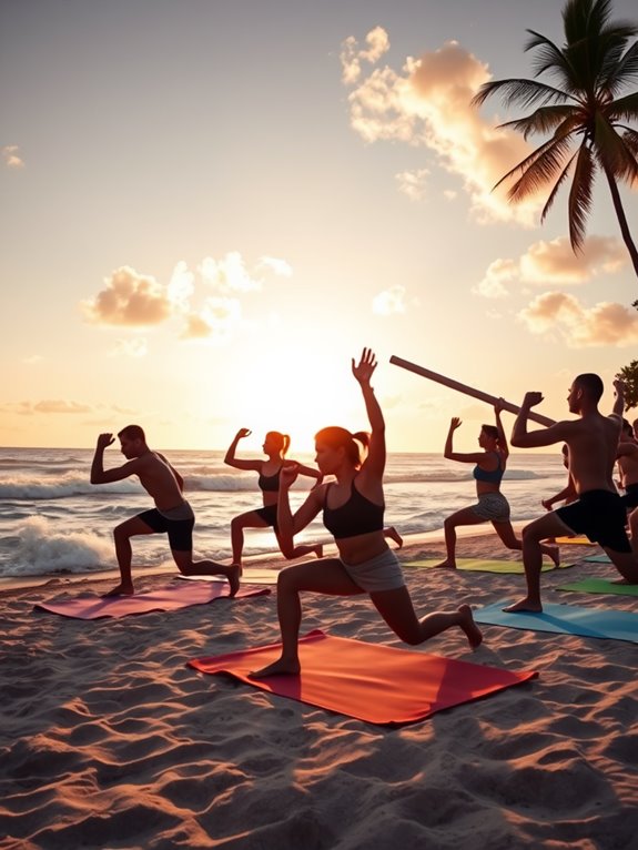 beach workouts enhance fitness