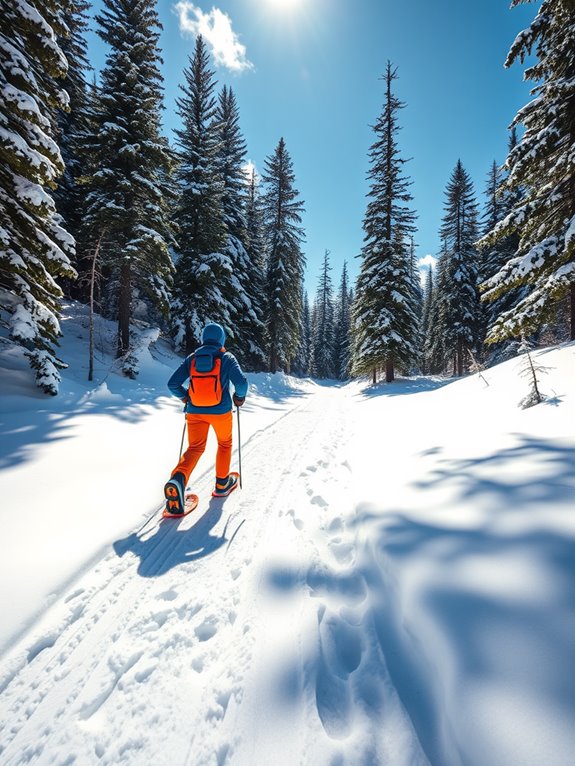begin your snowshoeing adventure