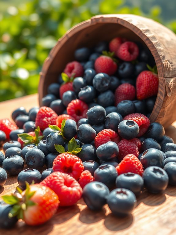 berries are healthy snacks