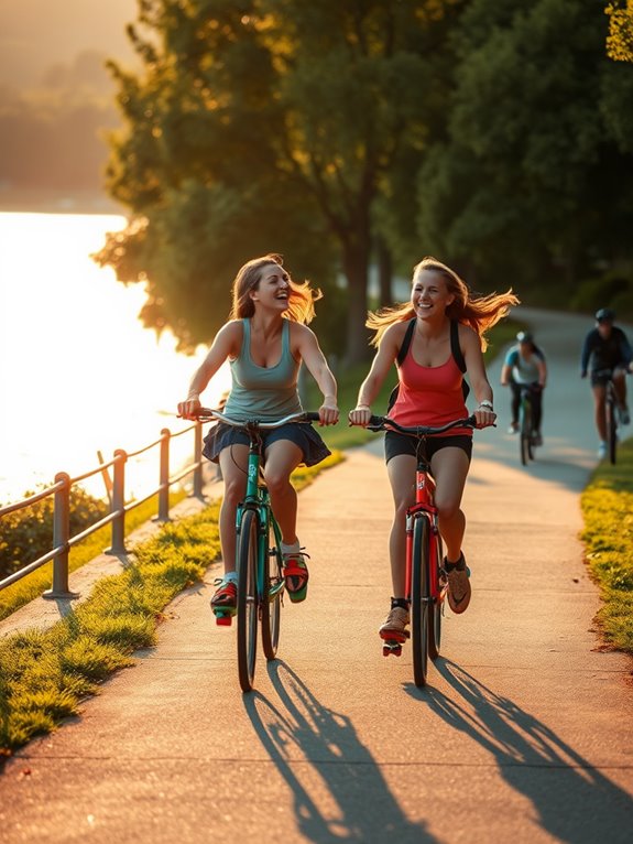 biking and rollerblading benefits
