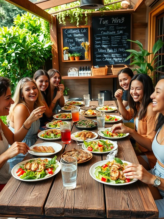 choose nutritious menu options