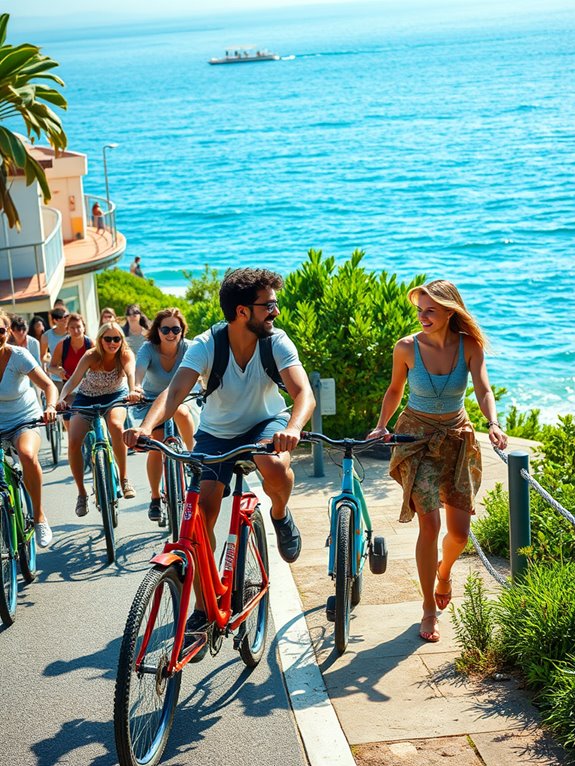 choose walking or biking