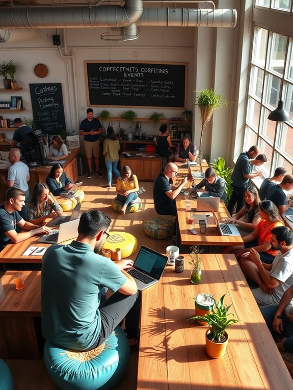 collaborate in shared environments