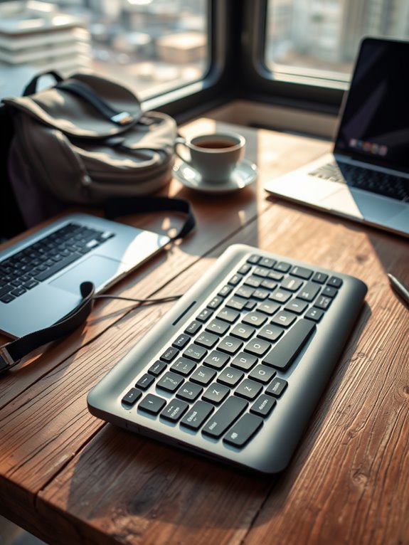 comfortable compact typing experience