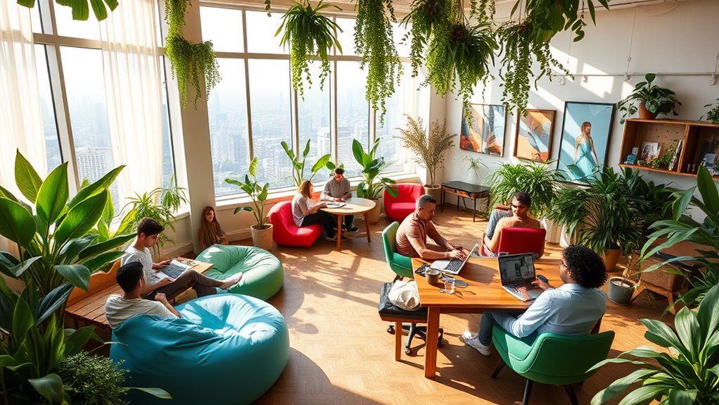comfortable coworking for nomads