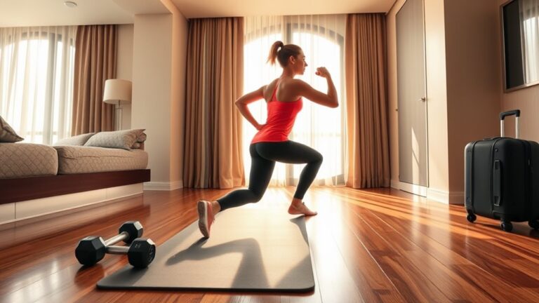 compact hotel room exercises