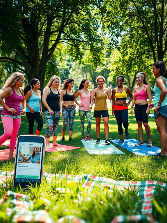 connect with fitness enthusiasts