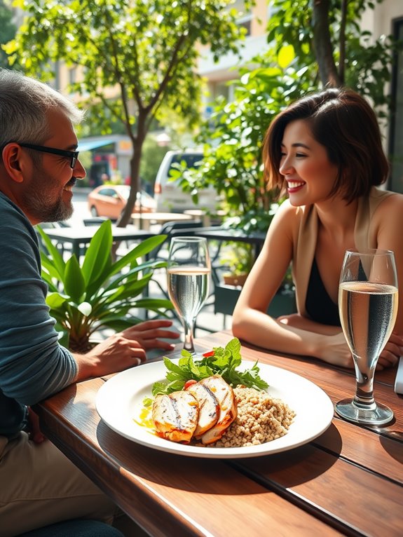 control dining portion sizes
