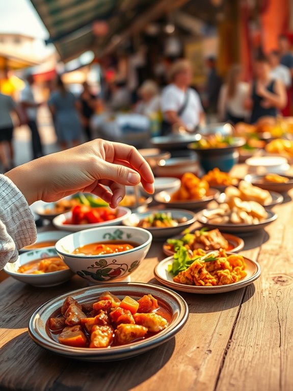control portion sizes when sampling