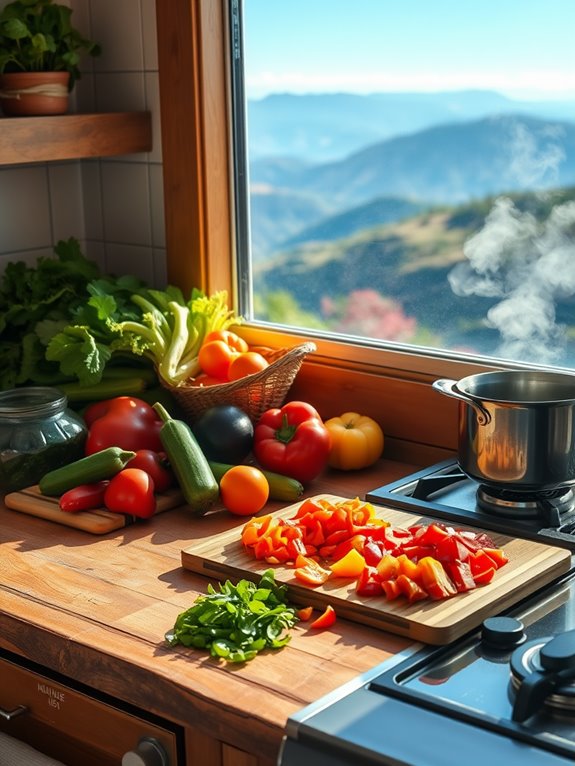 cooking amenities in lodgings