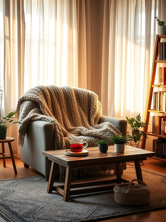 cozy simple comfortable living