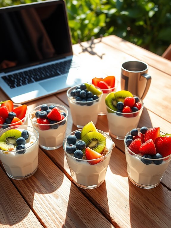 creamy greek yogurt cups