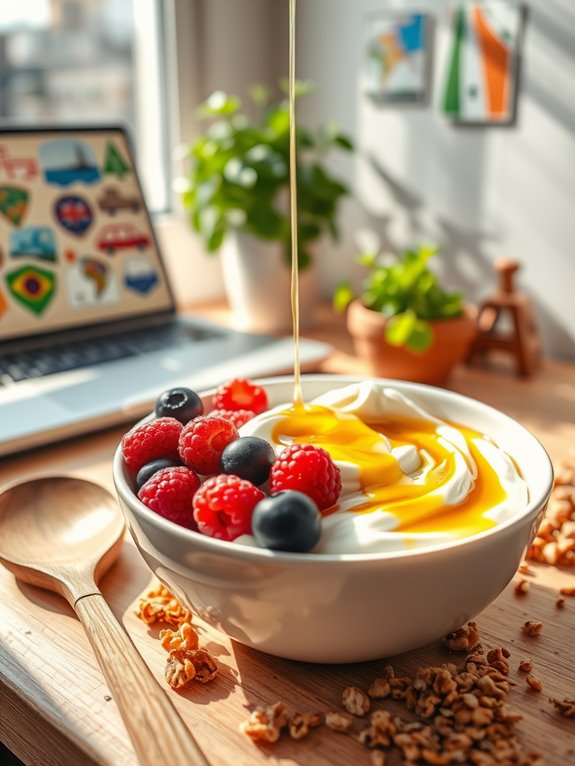 creamy protein rich yogurt
