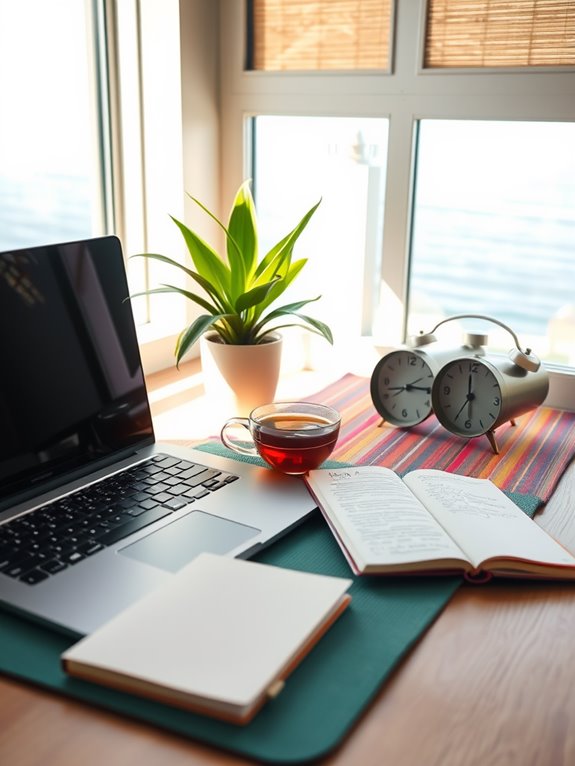 create a structured schedule