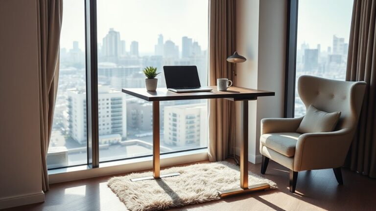 create mobile standing desk