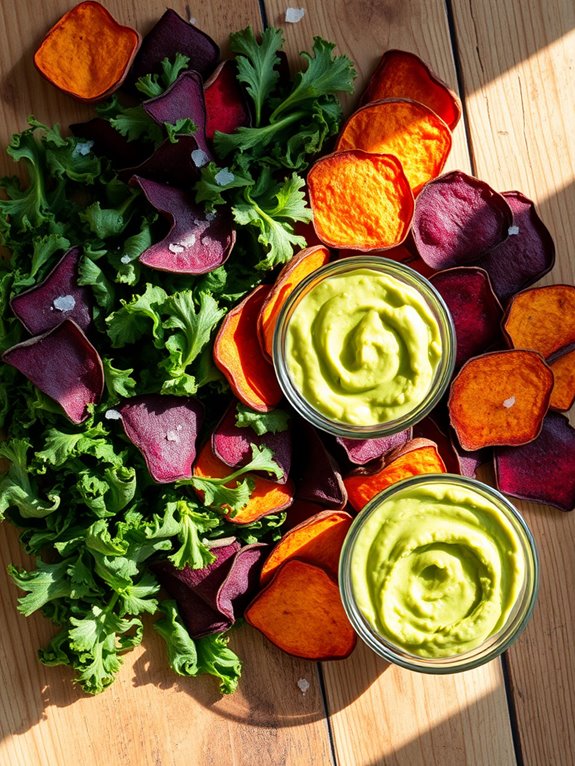 crispy flavorful vegetable snacks