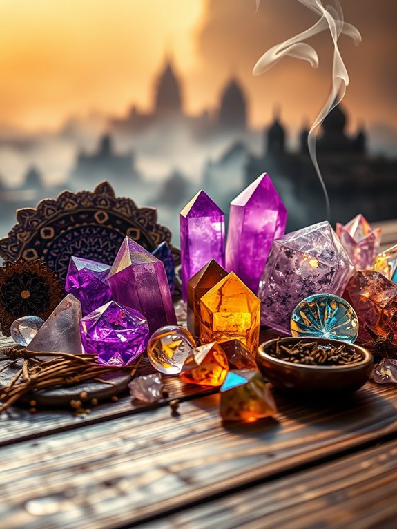 crystals enhance ayurvedic wellness