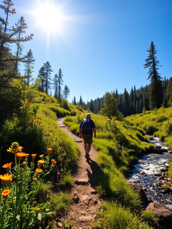 daily walks and hikes