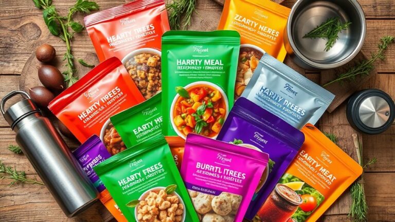 dehydrated meal packets convenience