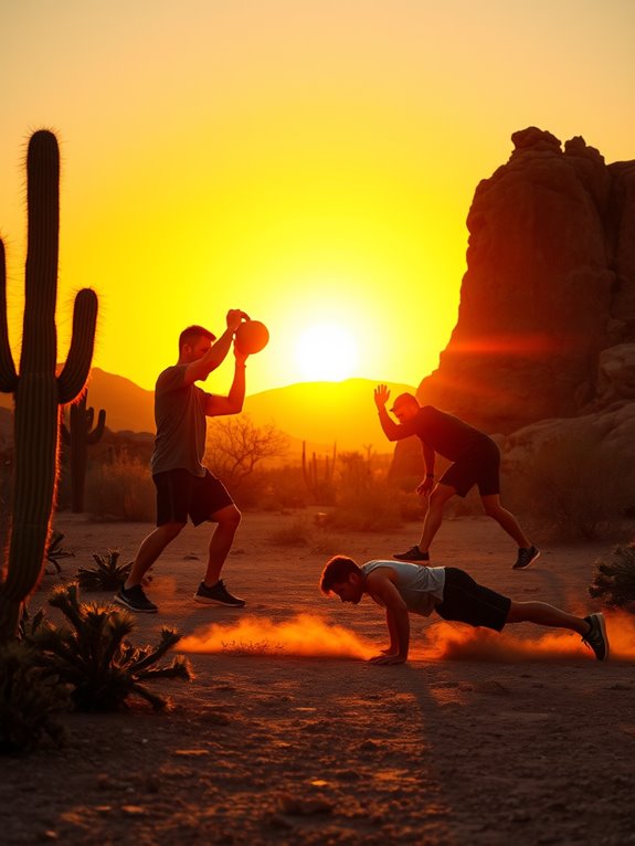 desert strength building exercises