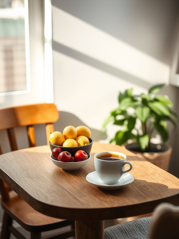 designate a dining area