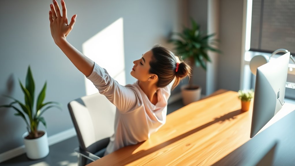 desk stretches for pain relief
