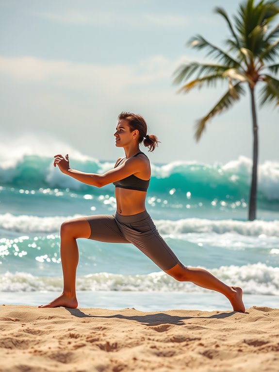 dynamic lunges activate body