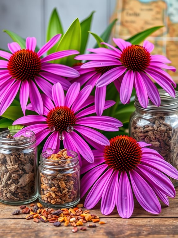echinacea enhances immune function