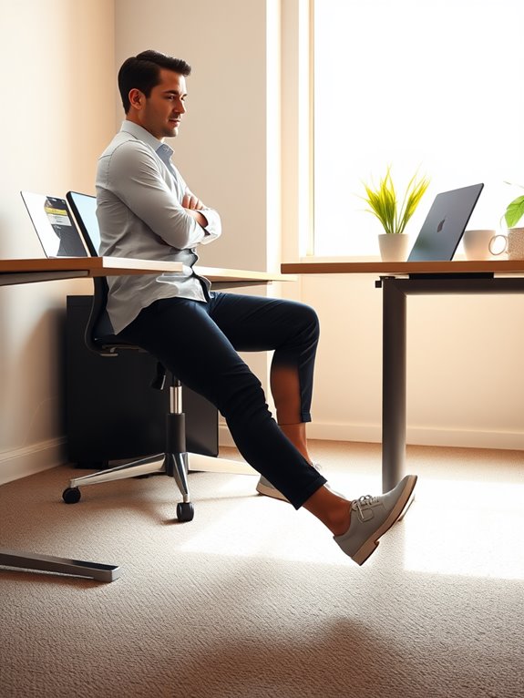 elevated calf muscle exercise