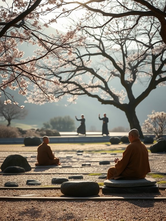 embracing tranquility and balance