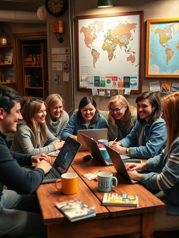 engage in digital discussions