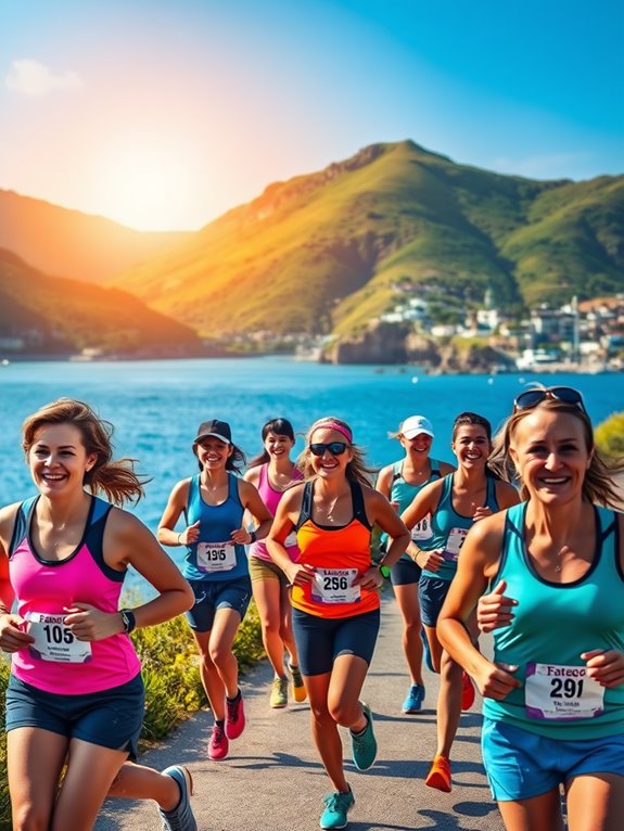 engaging local running clubs