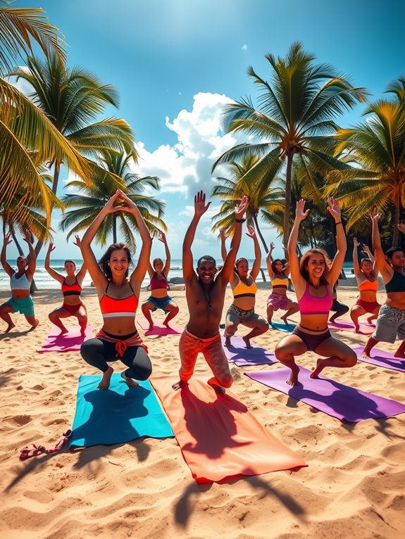 engaging with fitness groups
