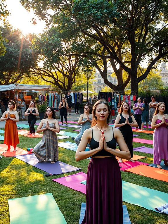 engaging with traveling yogis