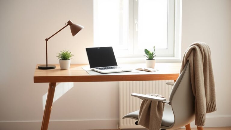 ergonomic minimalist workspace design