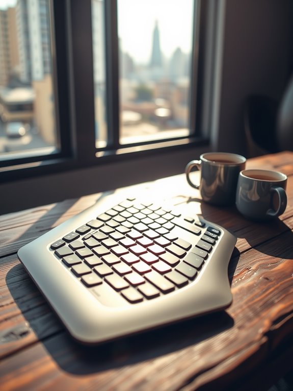 ergonomic wireless keyboard flexibility