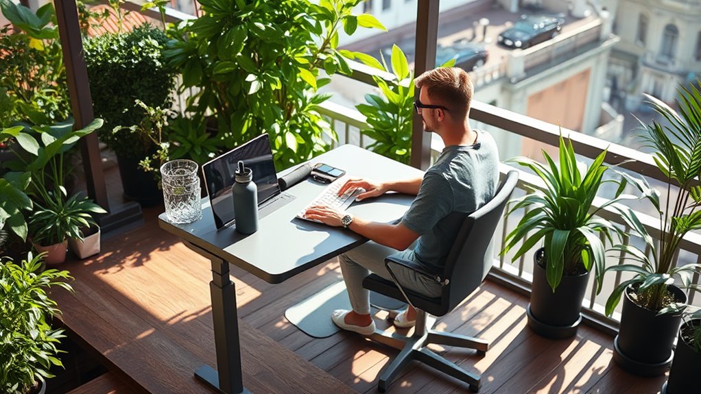ergonomics enhances nomadic productivity