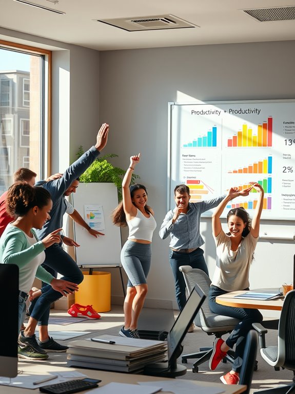 exercise boosts productivity significantly
