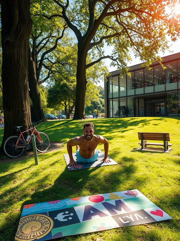 exercise in community spaces