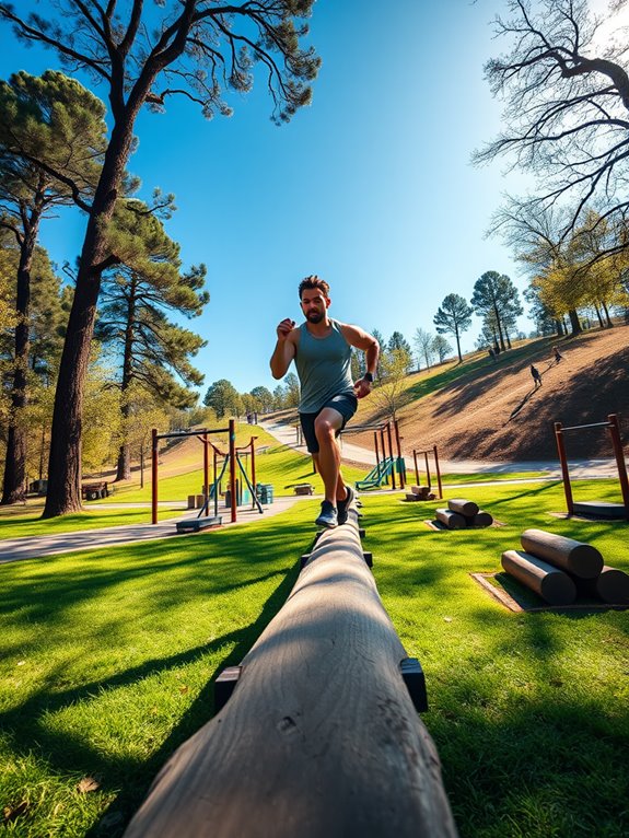 explore nearby green spaces